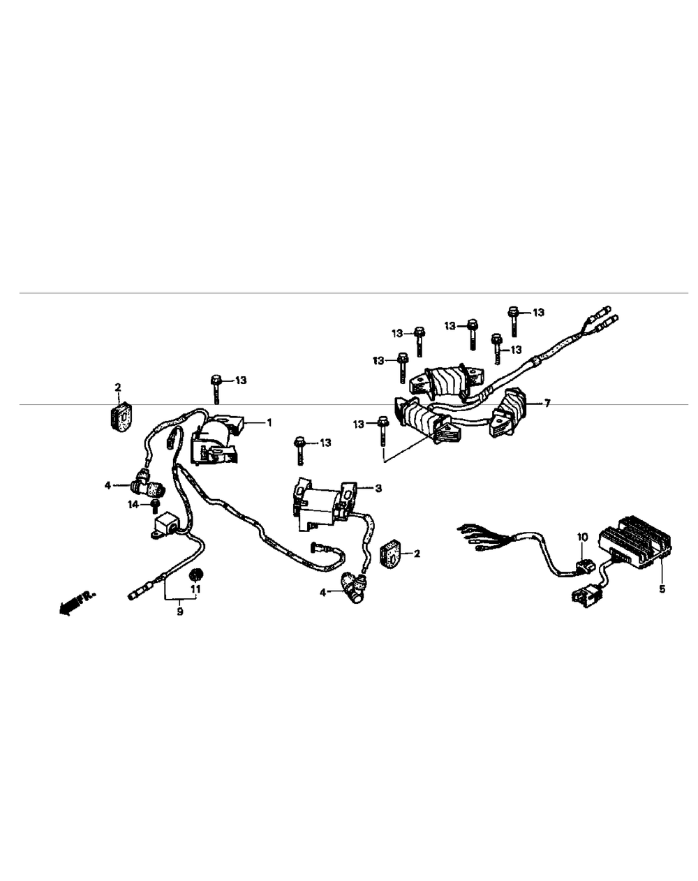 Gxv620k1 Ignition Coil Diagram and Parts List for M48-HN 53AB5E6V750-20-HP Cub Cadet Lawn Tractor